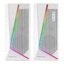 Mars Gaming MS7W Altavoces Gaming 2.0 con Bluetooth 5.0, 20W, RGB, Blanco